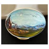 Set of 4 Hand Painted Eggs by June Tooley