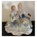 Vintage Porcelain Dresden Style Couple Figurine