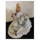 Vintage Porcelain Dresden Style Couple Figurine