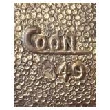 Set of 2 Vintage Embossed Casket Jewelry Boxes