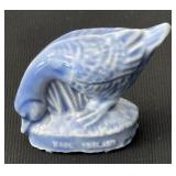 Set of 5 Wade England Blue Porcelain Figurines