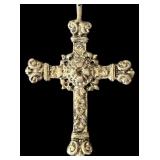 Set of 2 Necklaces with Ornate Cross Pendants