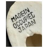 Occupied Japan Porcelain Figurine Lady with Basket