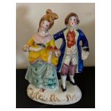 Set of 3 Vintage Porcelain Victorian Couple Figurines