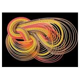 Set of 6 Vintage Gold Tone Brooches Assorted Designs