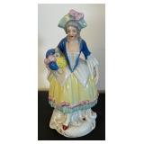 Set of 3 Vintage Porcelain Lady Figurines