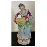 Pair of Vintage Porcelain Musician Figurines