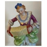 Pair of Vintage Porcelain Musician Figurines