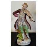 Pair of Vintage Porcelain Musician Figurines