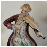 Pair of Vintage Porcelain Musician Figurines