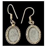 Abalone Pendant Necklace with Matching Earrings Set