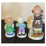 Set of 6 Vintage Porcelain Children Figurines
