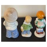 Set of 6 Vintage Porcelain Children Figurines