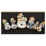 Set of 6 Vintage Porcelain Children Figurines