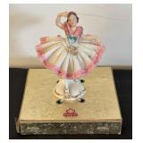 Vintage Dresden Art Porcelain Figurine Ballerina