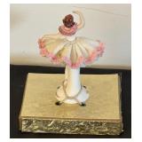 Vintage Dresden Art Porcelain Figurine Ballerina