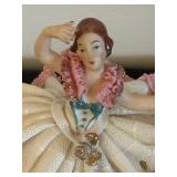 Vintage Dresden Art Porcelain Figurine Ballerina