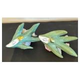 Pair of Homco Porcelain Floral Figurines