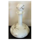 Set of 5 Vintage Victorian Glass Decanters / Dresser Bottles