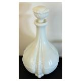 Set of 5 Vintage Victorian Glass Decanters / Dresser Bottles