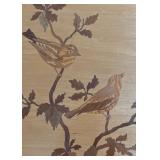 Collection of 3 Vintage Walter Kraft and Marquetry Pictures in Wood Decor