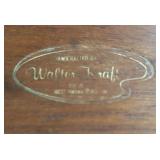 Collection of 3 Vintage Walter Kraft and Marquetry Pictures in Wood Decor