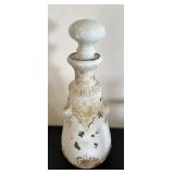 Set of 5 Vintage Victorian Glass Decanters / Dresser Bottles