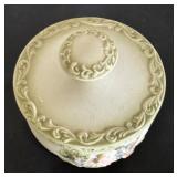 Vintage Trinket Dish by Gift Ideas with Embossed Romantic Scene