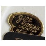 Vintage Trinket Dish by Gift Ideas with Embossed Romantic Scene