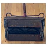 Vintage Bissell Manual Floor Sweeper with Floral Design