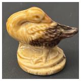 Set of 4 Wade England Whimsies Animal and Girl Figurines