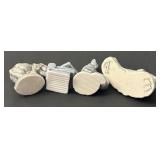 Set of 4 Wade Whimsy Porcelain Miniature Figurines