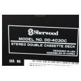 Sherwood Stereo Double Cassette Deck Model DD-4030C