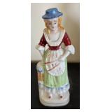 Collection of 7 Vintage Porcelain Lady Figurines