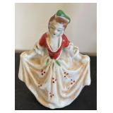 Collection of 7 Vintage Porcelain Lady Figurines