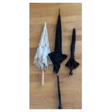 Collection of 3 Vintage Umbrellas