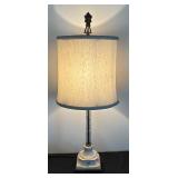 Vintage Table Lamp with Ornate Finial