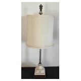 Vintage Table Lamp with Ornate Finial