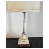 Vintage Table Lamp with Ornate Finial