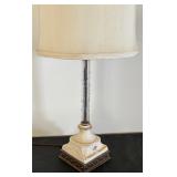 Vintage Table Lamp with Ornate Finial
