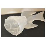 Frosted Glass Bird Figurine