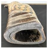 Hand Carved Buffalo Horn Bird Sculpture from Thailand