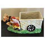 Collection of 4 Vintage Ceramic Planter Figurines
