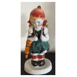 Pair of Vintage Porcelain Boy and Girl Figurines