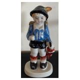 Pair of Vintage Porcelain Boy and Girl Figurines