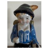 Pair of Vintage Porcelain Boy and Girl Figurines
