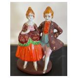 Set of 7 Vintage Porcelain Couple Figurines