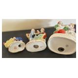 Set of 7 Vintage Porcelain Couple Figurines
