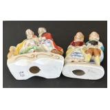 Set of 7 Vintage Porcelain Couple Figurines