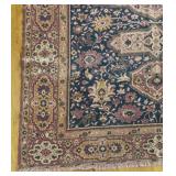Vintage Tapestry Rug with Floral Medallion Design
